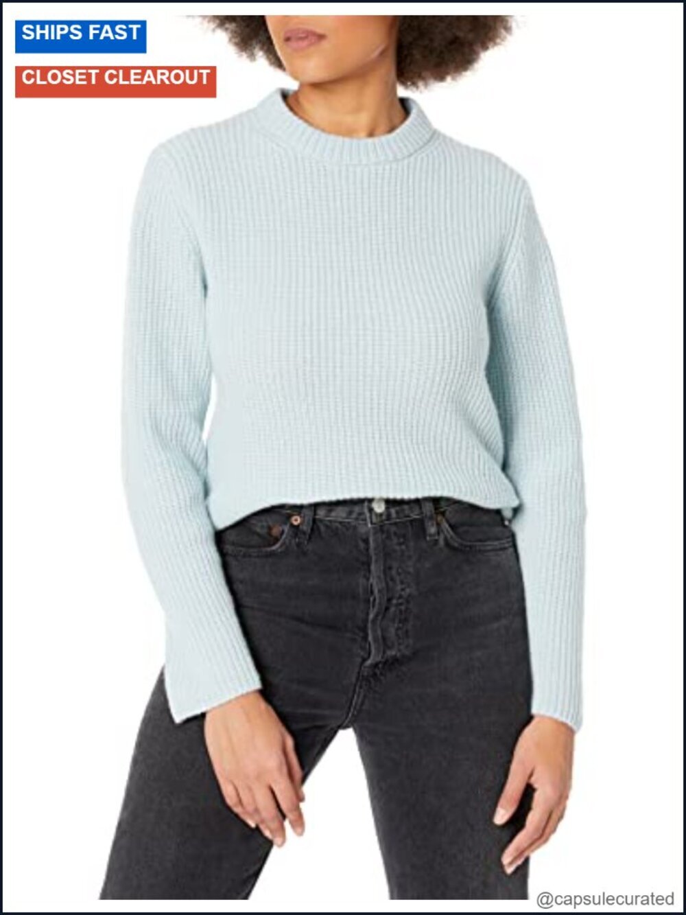 Cashmere Crew Neck Pullover Sweater Long Sleeve
